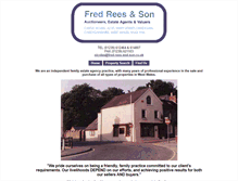 Tablet Screenshot of fred-rees-and-son.co.uk